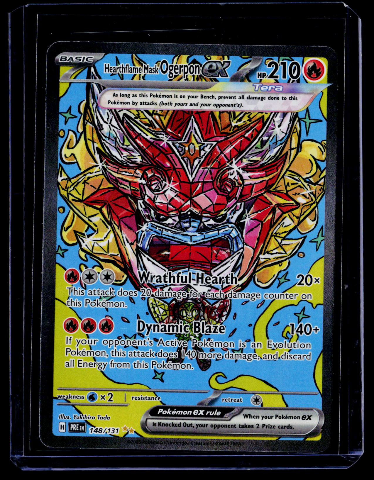 SV: Prismatic Evolutions #148/131 Hearthflame Mask Ogerpon ex