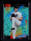 2026 Finest #191 Gerrit Cole Aqua Mini-Diamond Refractors #/199