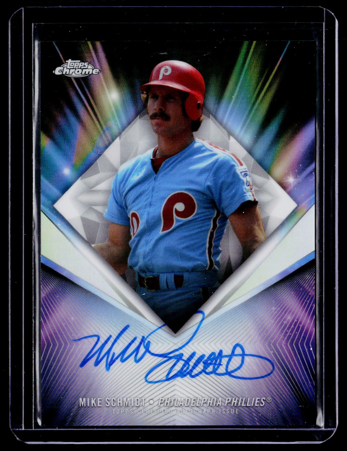 2026 Topps Chrome #75D-MS Mike Schmidt 75th Diamond Autographs