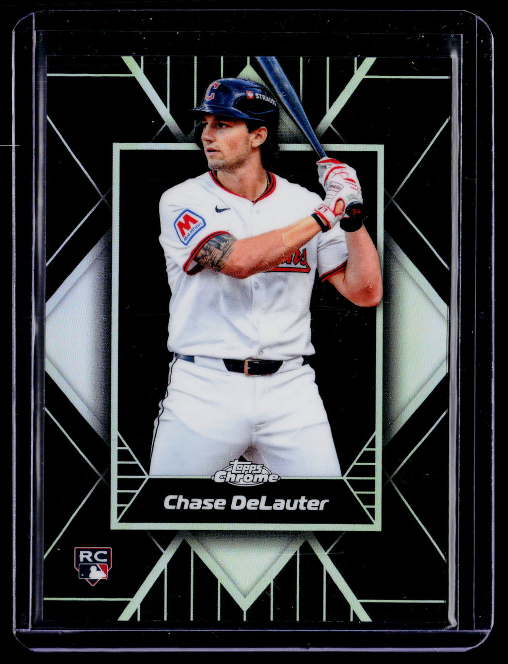 2026 Topps Chrome #SE-15 Chase DeLauter Shadow Etch