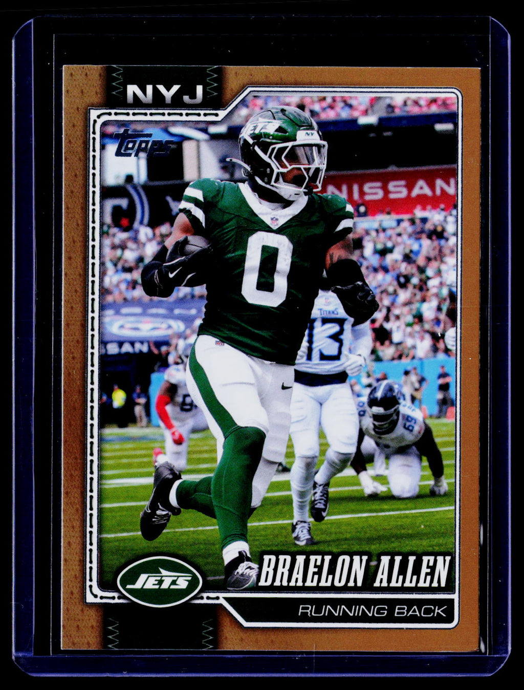 2026 Topps Flagship #160 Braelon Allen Gold #/2026