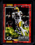 2026 Topps Flagship #71 Jayden Reed Orange Diamante Foil #/25
