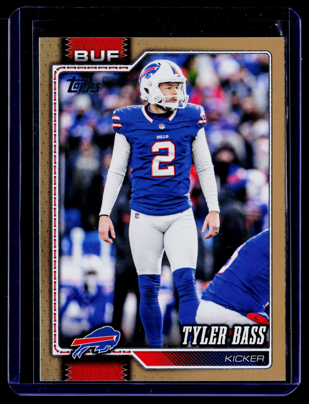 2026 Topps Flagship #209 Tyler Bass Gold #/2026
