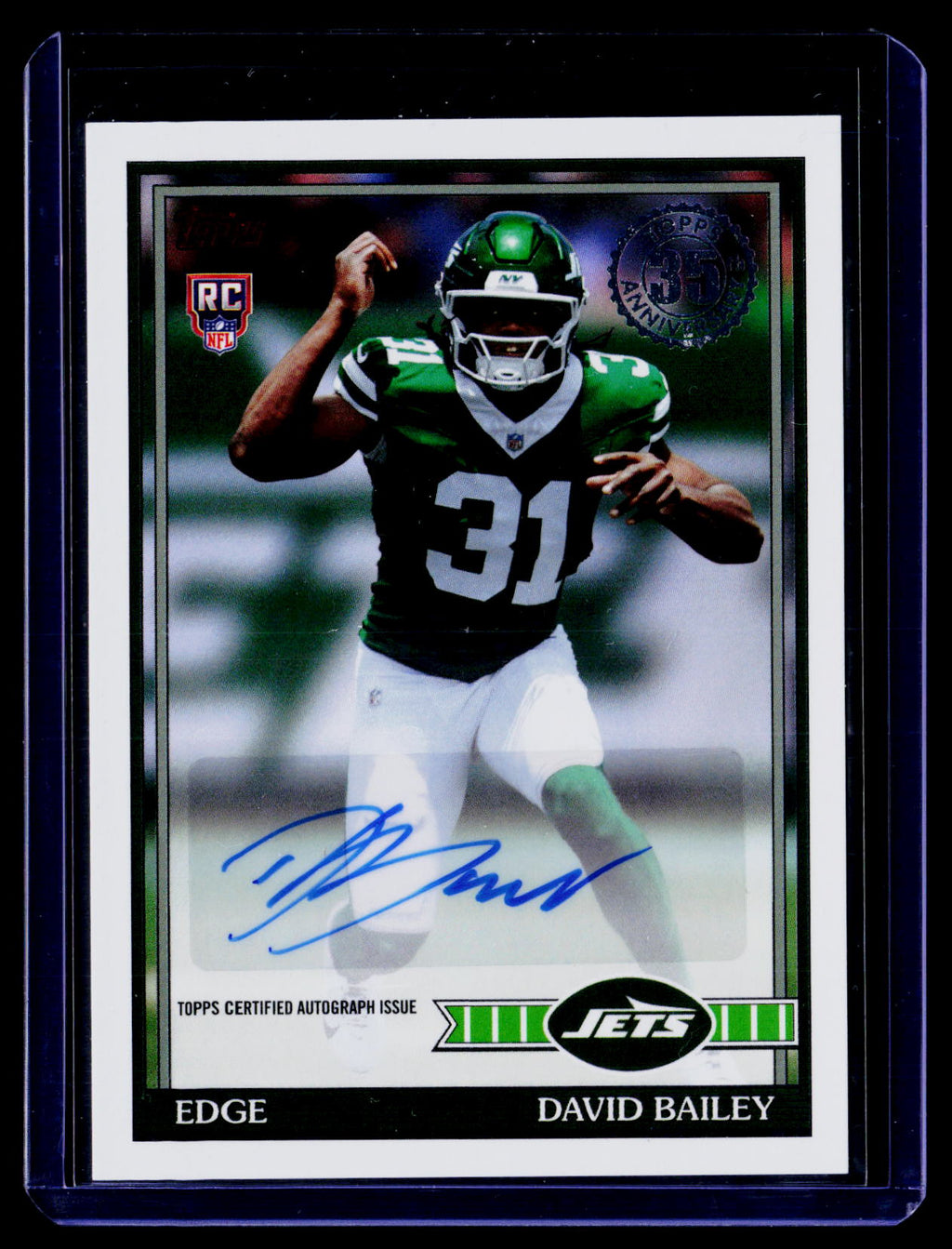 2026 Topps Flagship David Bailey 1991 Topps Football Rookie Autographs