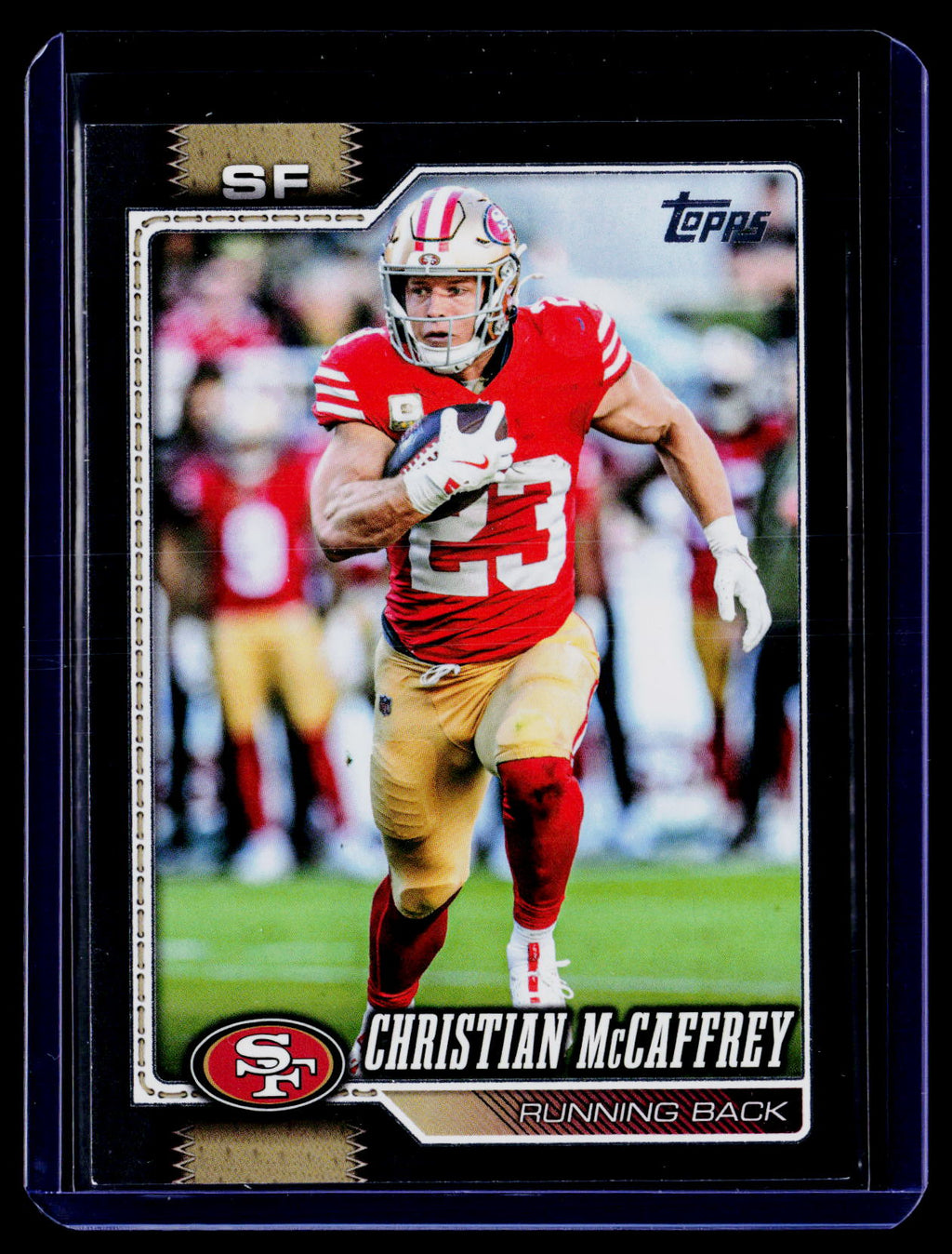2026 Topps Flagship #186 Christian McCaffrey Black #/70