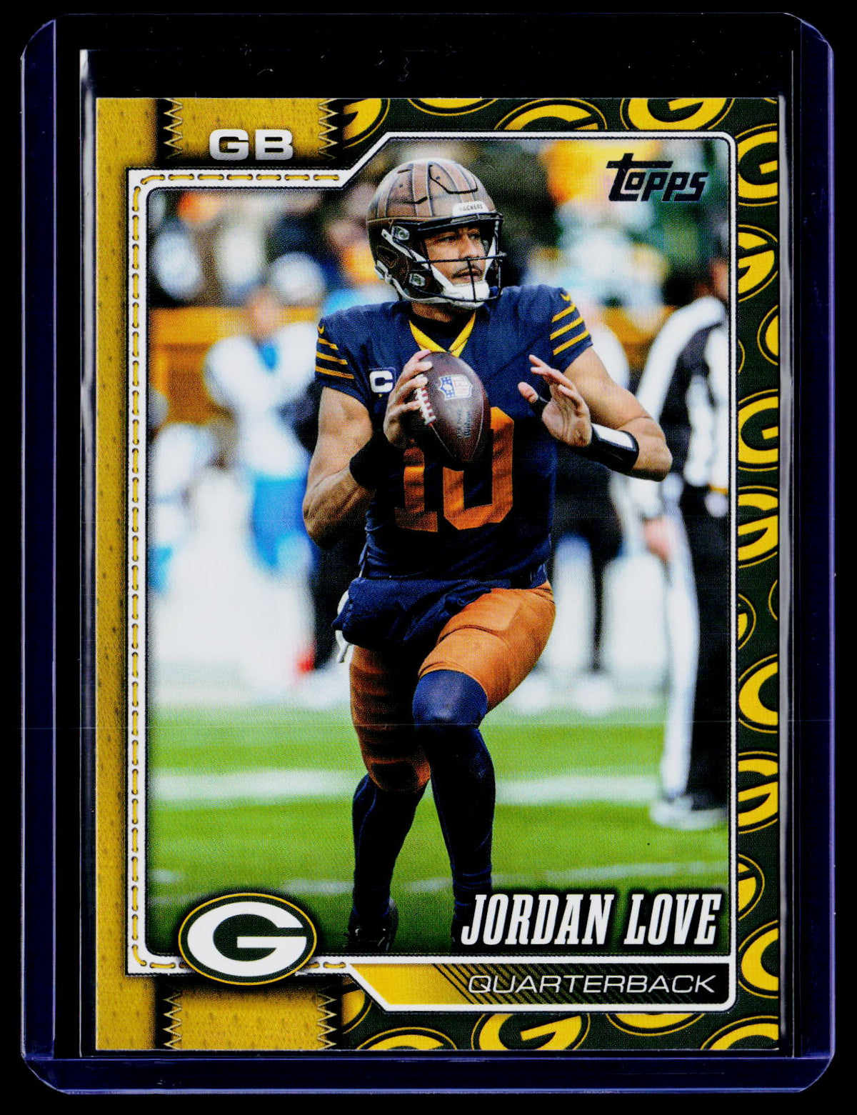 2026 Topps Flagship #76 Jordan Love Team Color Border Variations