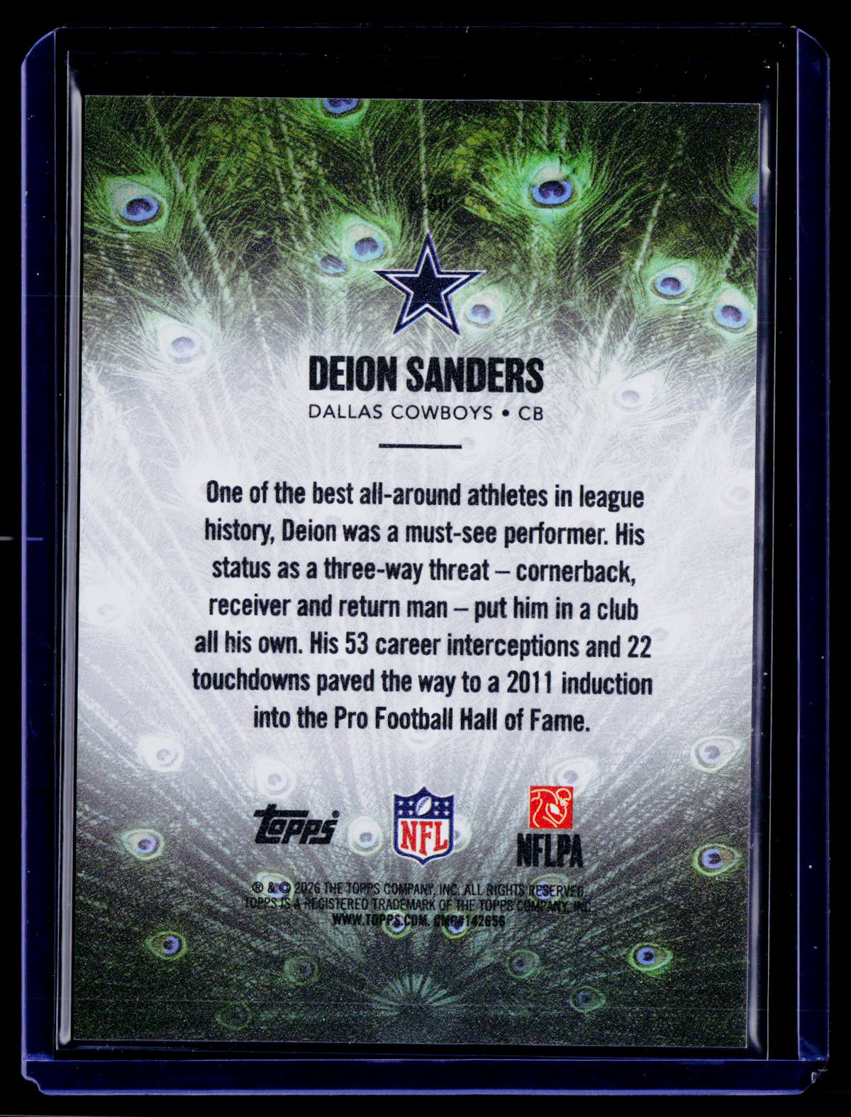 2026 Topps Flagship #S-30 Deion Sanders Struttin Peacock