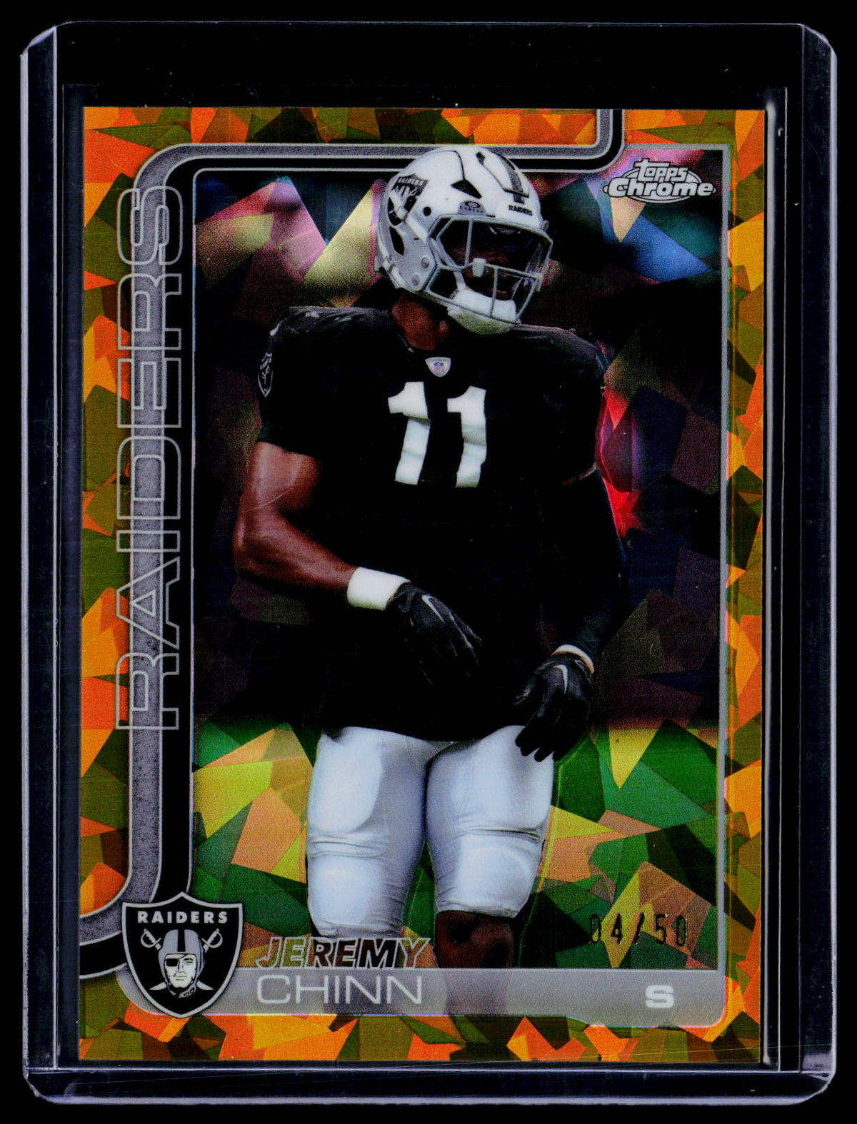 2025 Topps Chrome Sapphire Edition #184 Jeremy Chinn Gold Sapphire #/50