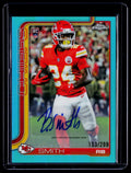 2025 Topps Chrome #RA-BS Brashard Smith Chrome Rookie Auto Teal Refractor #/299