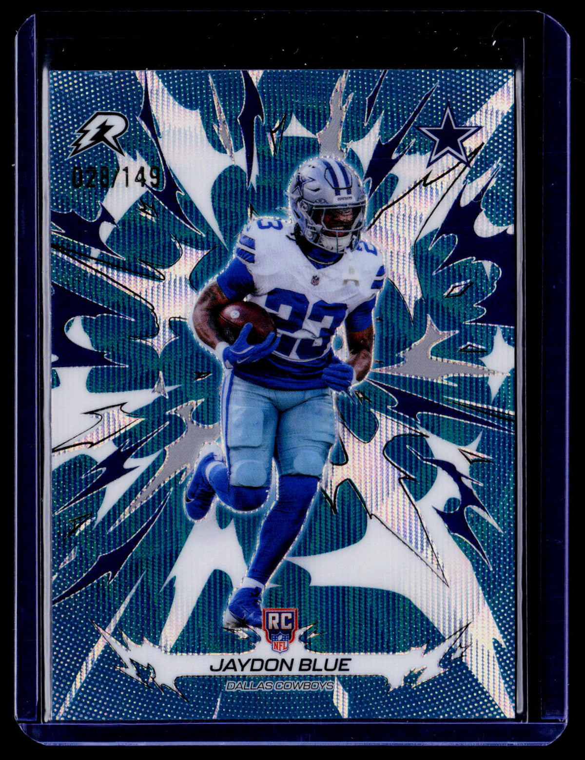 2025 Topps Resurgence #125 Jaydon Blue Teal Surge Refractor #/149