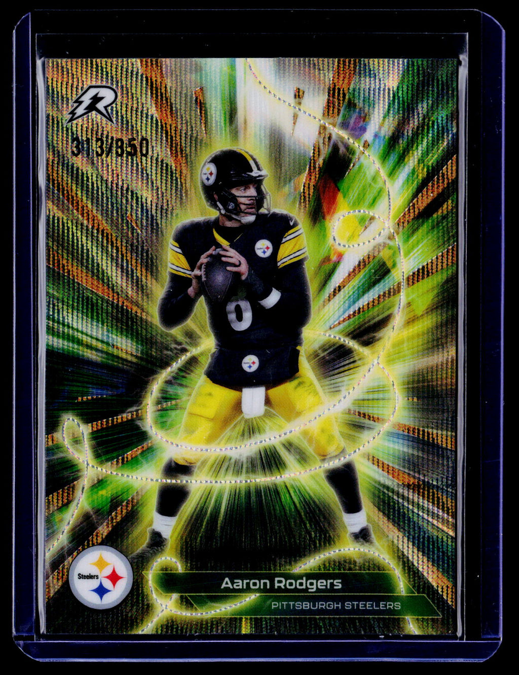 2025 Topps Resurgence Aaron Rodgers Conductors Bronze Surge Refractor #/350