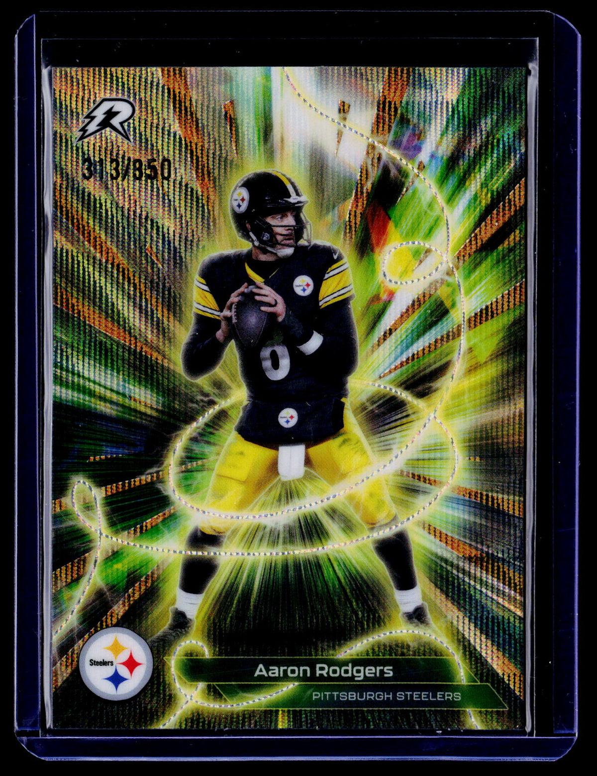 2025 Topps Resurgence Aaron Rodgers Conductors Bronze Surge Refractor #/350