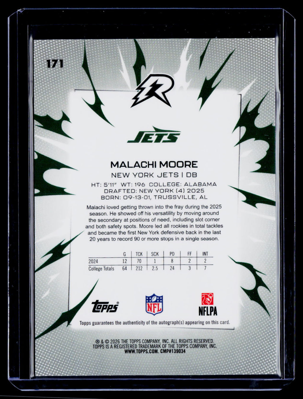 2025 Topps Resurgence #171 Malachi Moore Signatures
