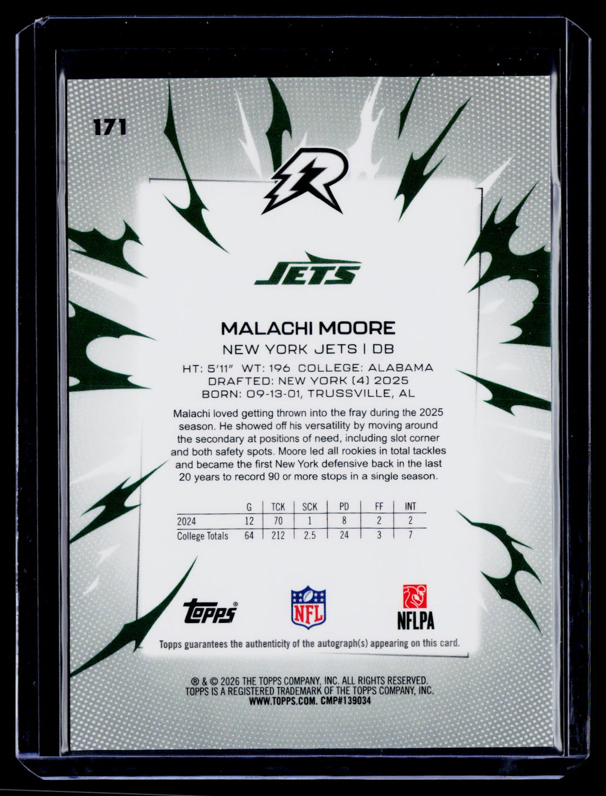 2025 Topps Resurgence #171 Malachi Moore Signatures