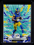 2025 Topps Resurgence #58 Puka Nacua Aqua Surge Refractor #/250