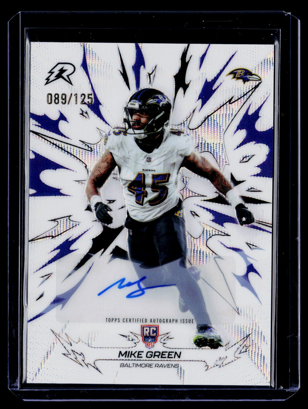 2025 Topps Resurgence #108 Mike Green Signatures White Surge Refractor #/125