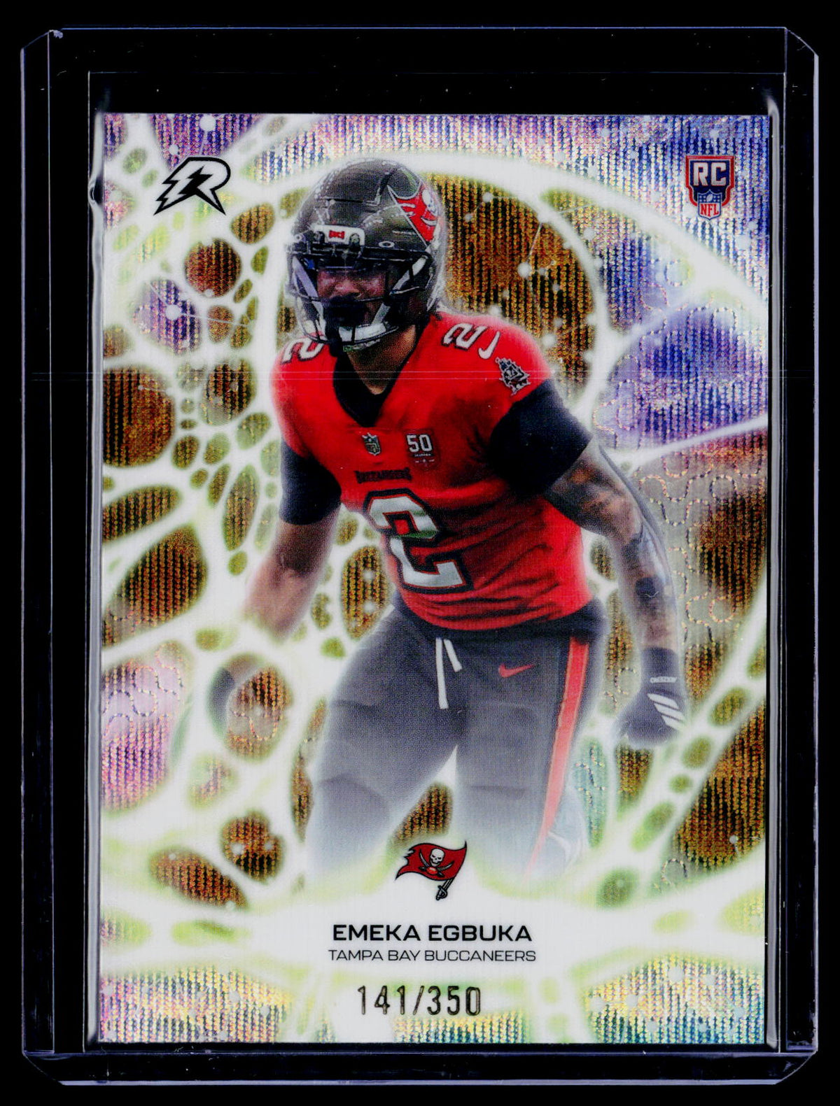 2025 Topps Resurgence #PT-11 Emeka Egbuka Protonyx Bronze Surge Refractor #/350