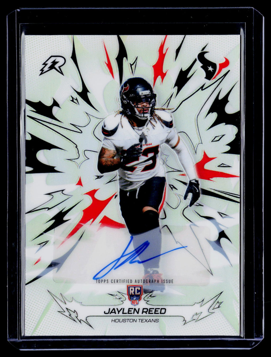 2025 Topps Resurgence #137 Jaylen Reed Signatures Silver Static Refractor
