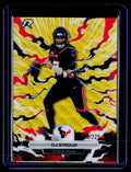 2025 Topps Resurgence #38 CJ Stroud Yellow Surge Refractor #/225