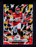 2025 Topps Resurgence #50 Chris Jones Black & White Surge Refractor #/399