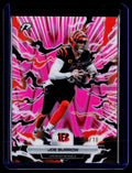 2025 Topps Resurgence #19 Joe Burrow Pink Power Surge Refractor #/10