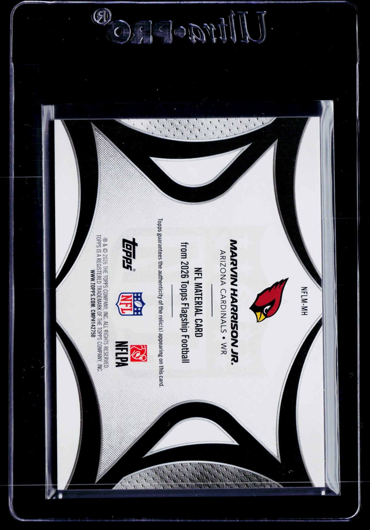 2026 Topps Flagship #NFLM-MH Marvin Harrison Jr. NFL Materials