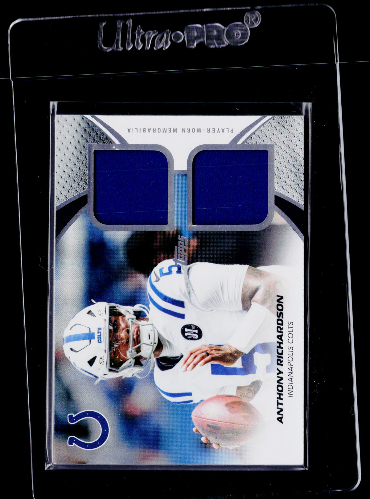 2026 Topps Flagship #MDR-AR Anthony Richardson NFL Materials Dual Relic