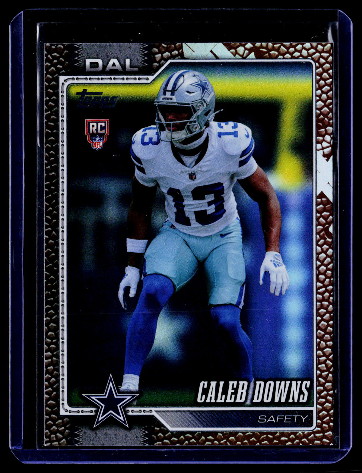2026 Topps Flagship #363 Caleb Downs Football Leather Foil