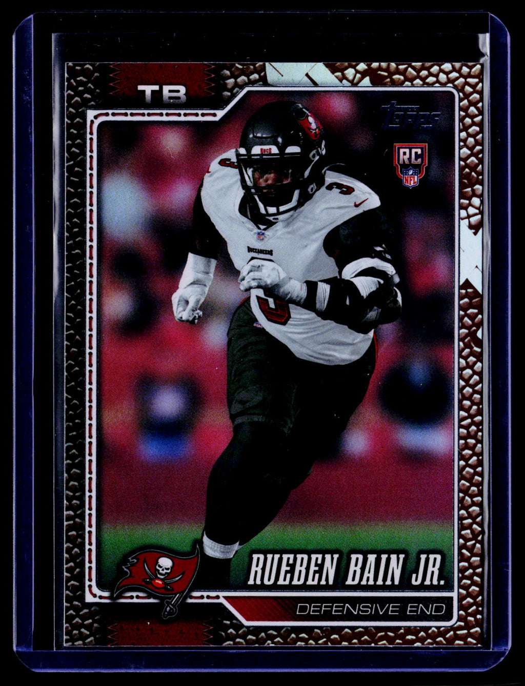 2026 Topps Flagship #341 Rueben Bain Jr. Football Leather Foil