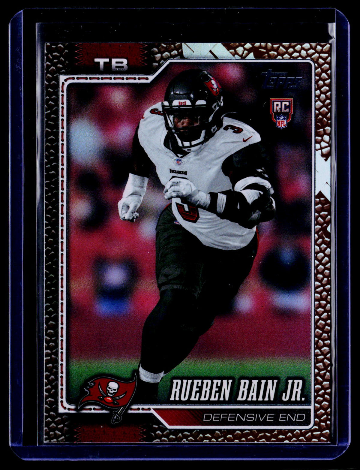 2026 Topps Flagship #341 Rueben Bain Jr. Football Leather Foil