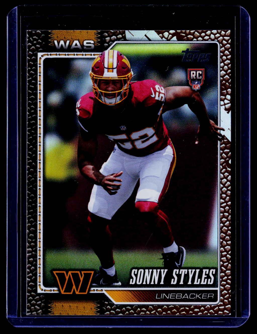 2026 Topps Flagship #347 Sonny Styles Football Leather Foil