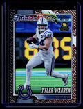 2026 Topps Flagship #265 Tyler Warren Football Leather Foil