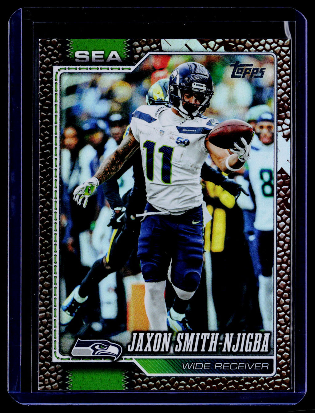 2026 Topps Flagship #178 Jaxon Smith-Njigba Football Leather Foil
