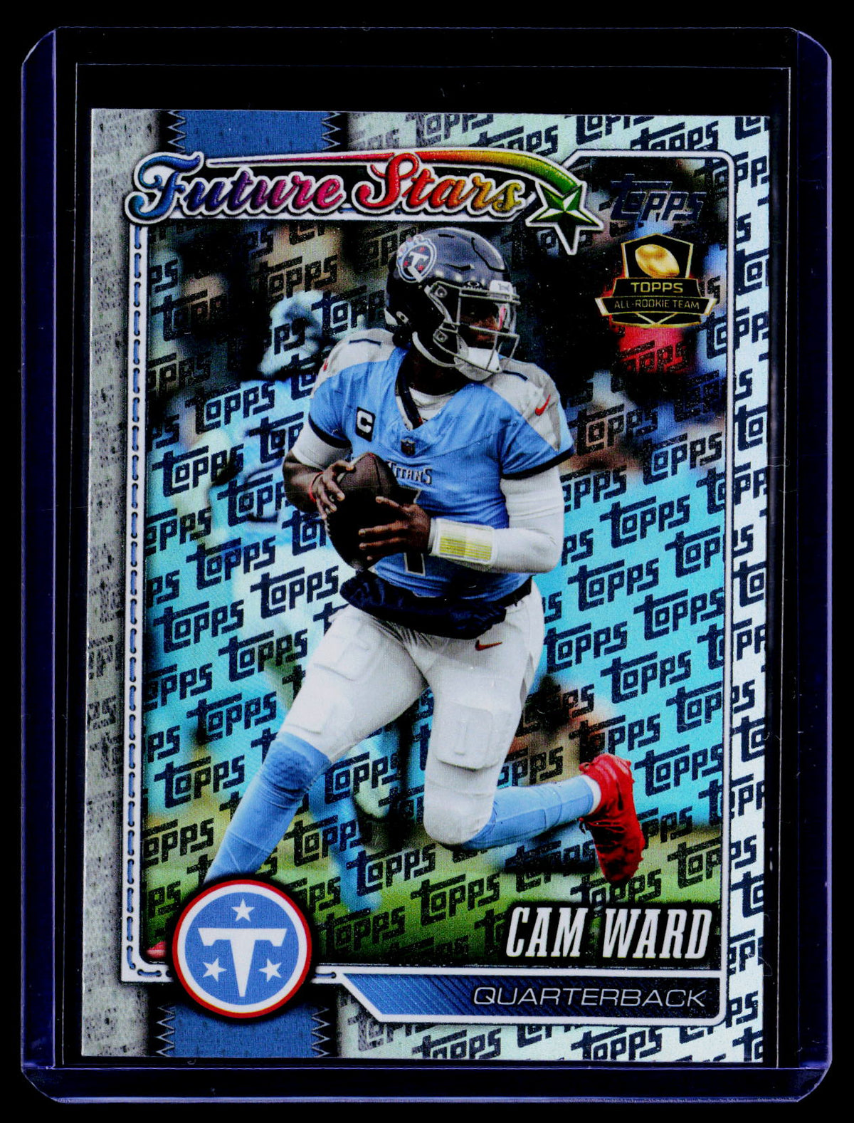 2026 Topps Flagship #264 Cam Ward Topps Logo Foilboard