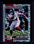 2026 Topps Flagship #268 Cam Skattebo Topps Logo Foilboard