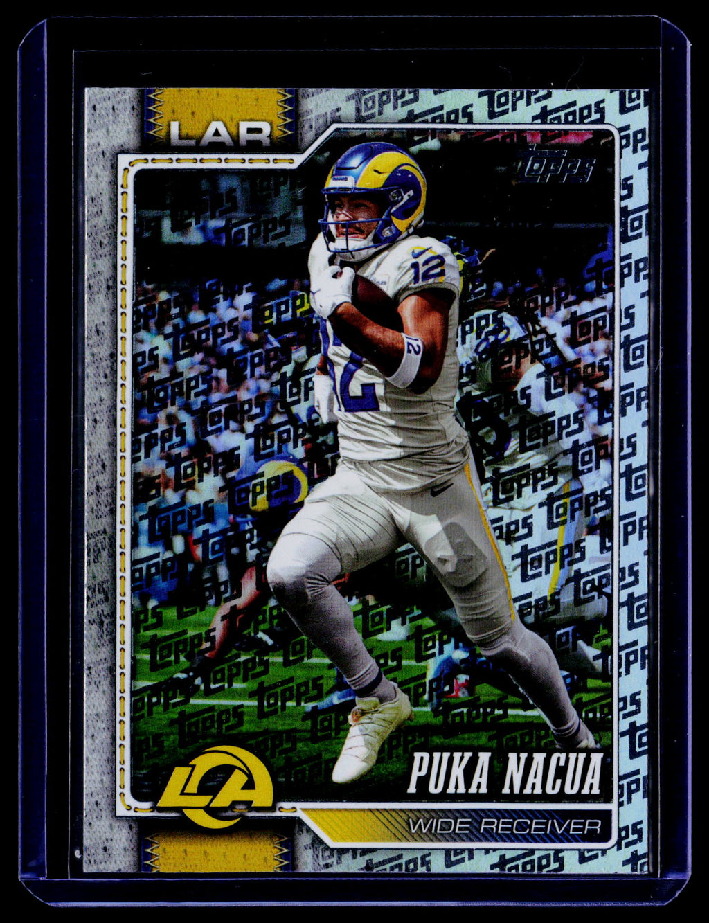 2026 Topps Flagship #113 Puka Nacua Topps Logo Foilboard