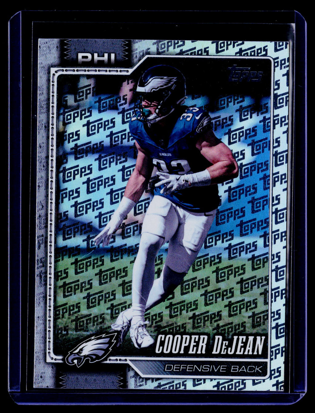 2026 Topps Flagship #163 Cooper DeJean Topps Logo Foilboard