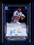 2026 Bowman Chrome Kyle Carr 1st Prospect Auto Chrome Yankees