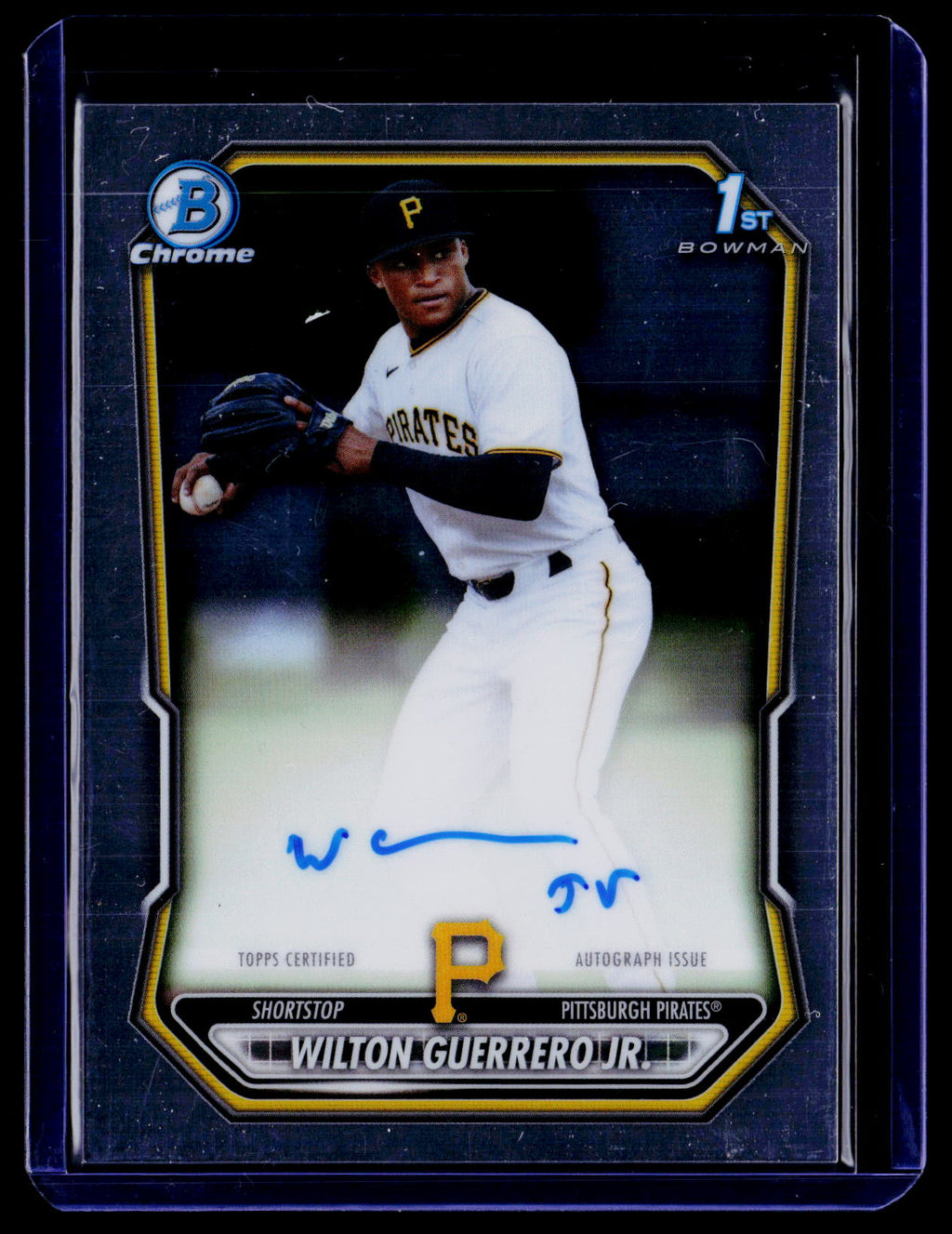 2026 Bowman Chrome Wilton Guerrero Jr. 1st Bowman Auto Insert CPA-WG