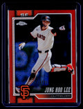 2026 Topps Chrome #188 Jung Hoo Lee Orange Refractors #/25