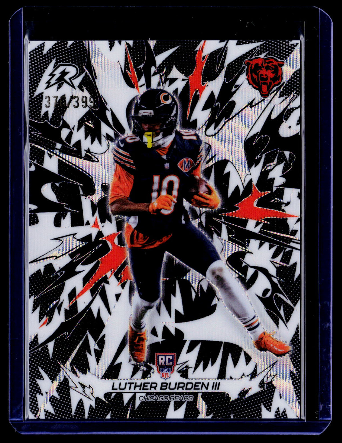 2025 Topps Resurgence #117 Luther Burden III Black & White Surge Refractor #/399