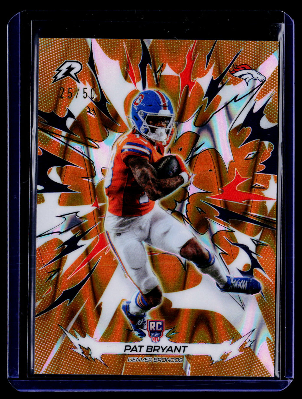 2025 Topps Resurgence #129 Pat Bryant Gold Power Surge Refractor #/50