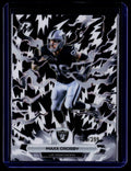 2025 Topps Resurgence #53 Maxx Crosby Black & White Surge Refractor #/399