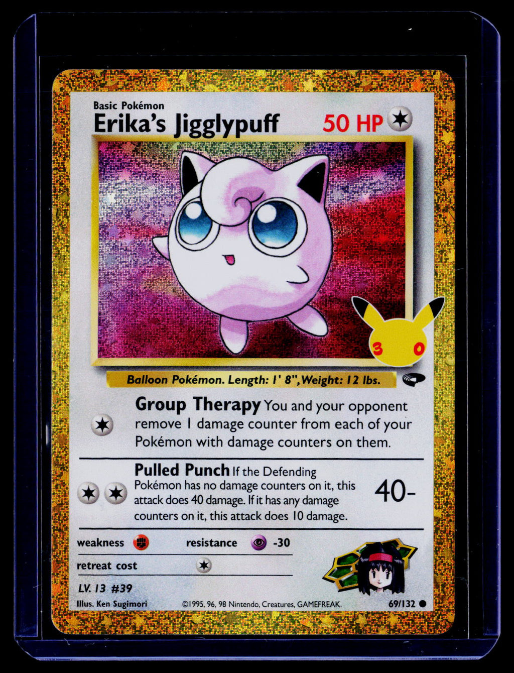 Erika's Jigglypuff 69/132 30th anniversary Classic Collection