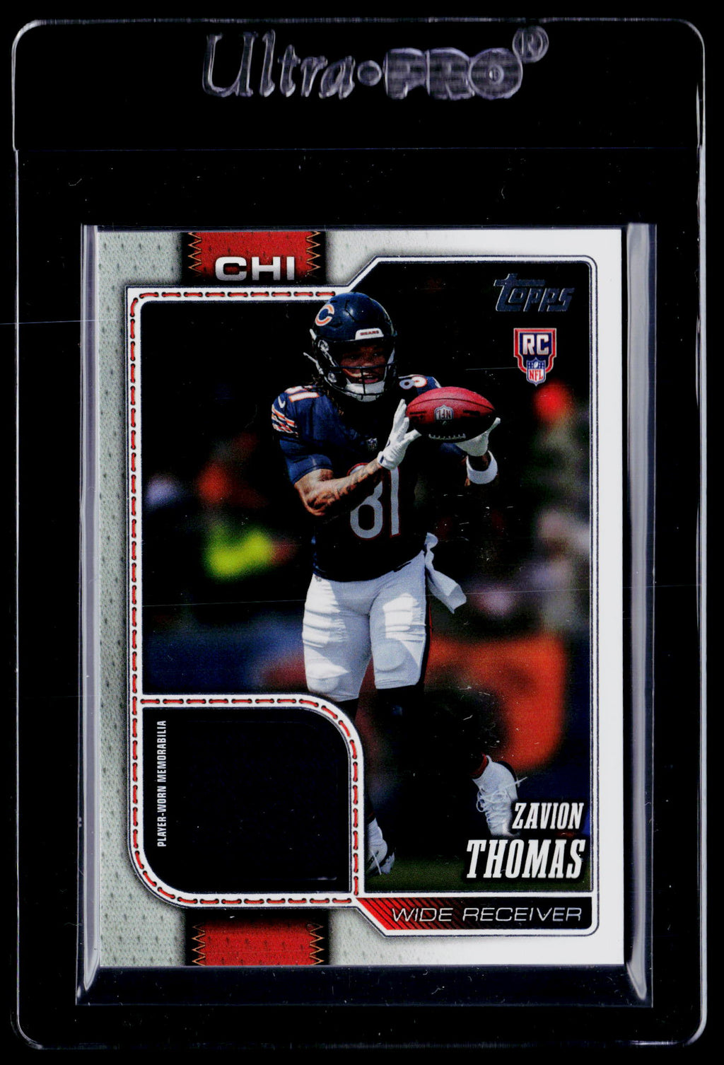 2026 Topps Flagship #ROR-ZT Zavion Thomas Real One Rookie Relics