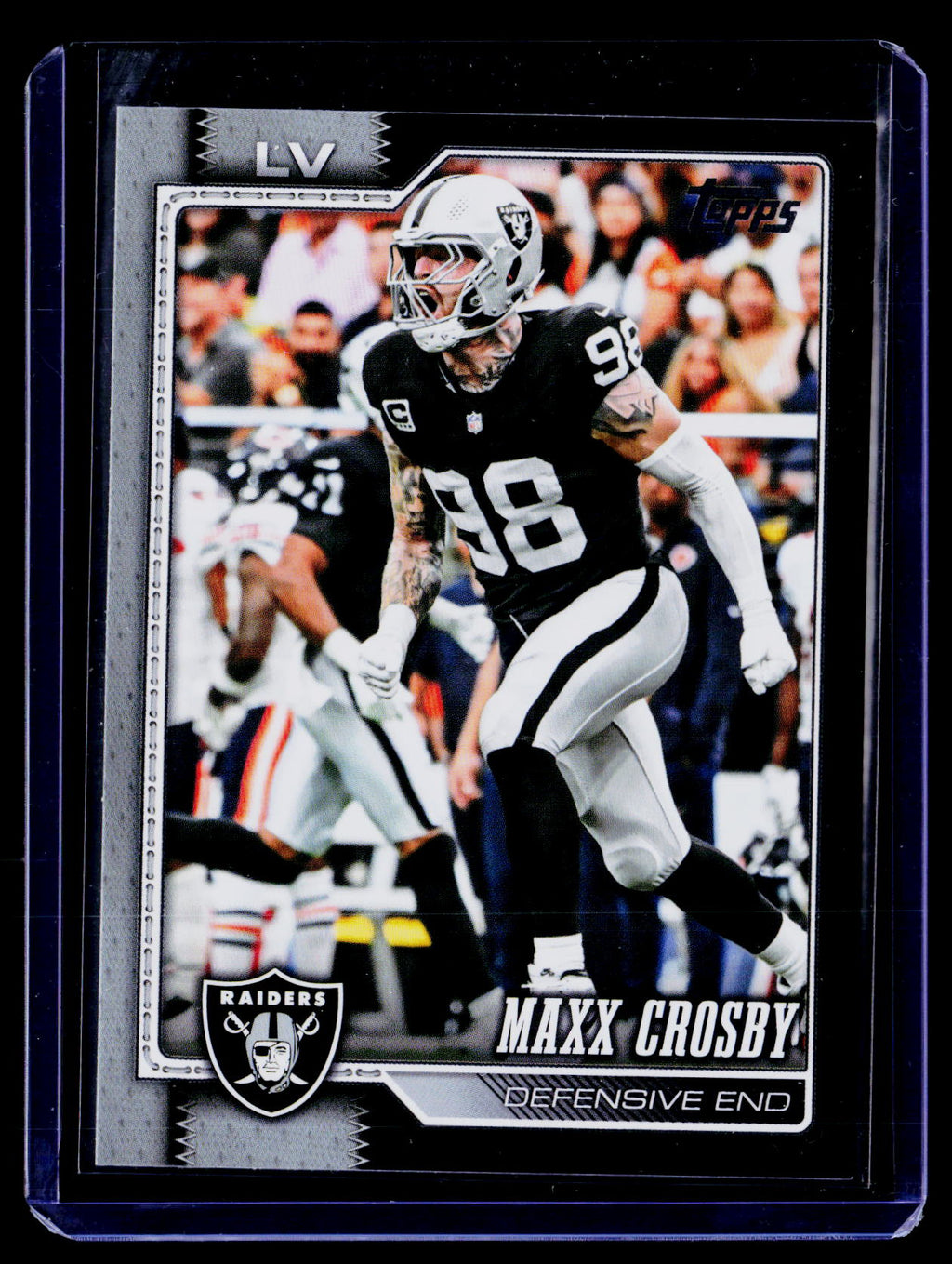 2026 Topps Flagship #122 Maxx Crosby Team Color Border Variations