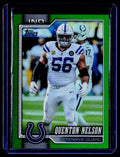 2026 Topps Flagship #84 Quenton Nelson Green Holo Foil #/99