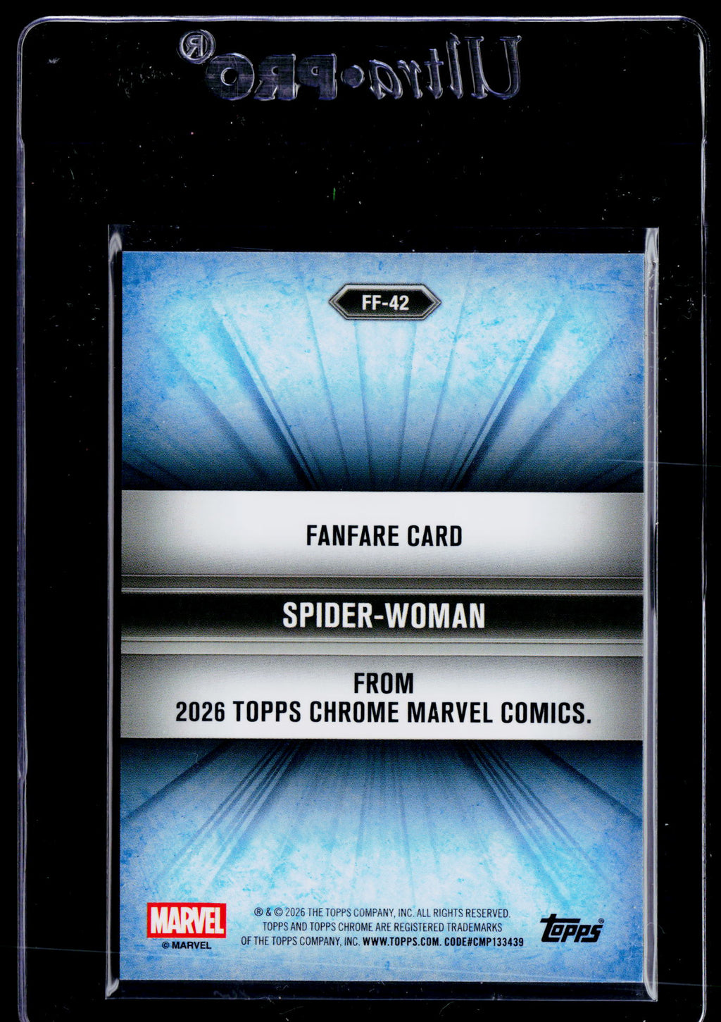 2026 Topps Chrome Marvel Comics #FF-42 Spider-Woman Fanfare