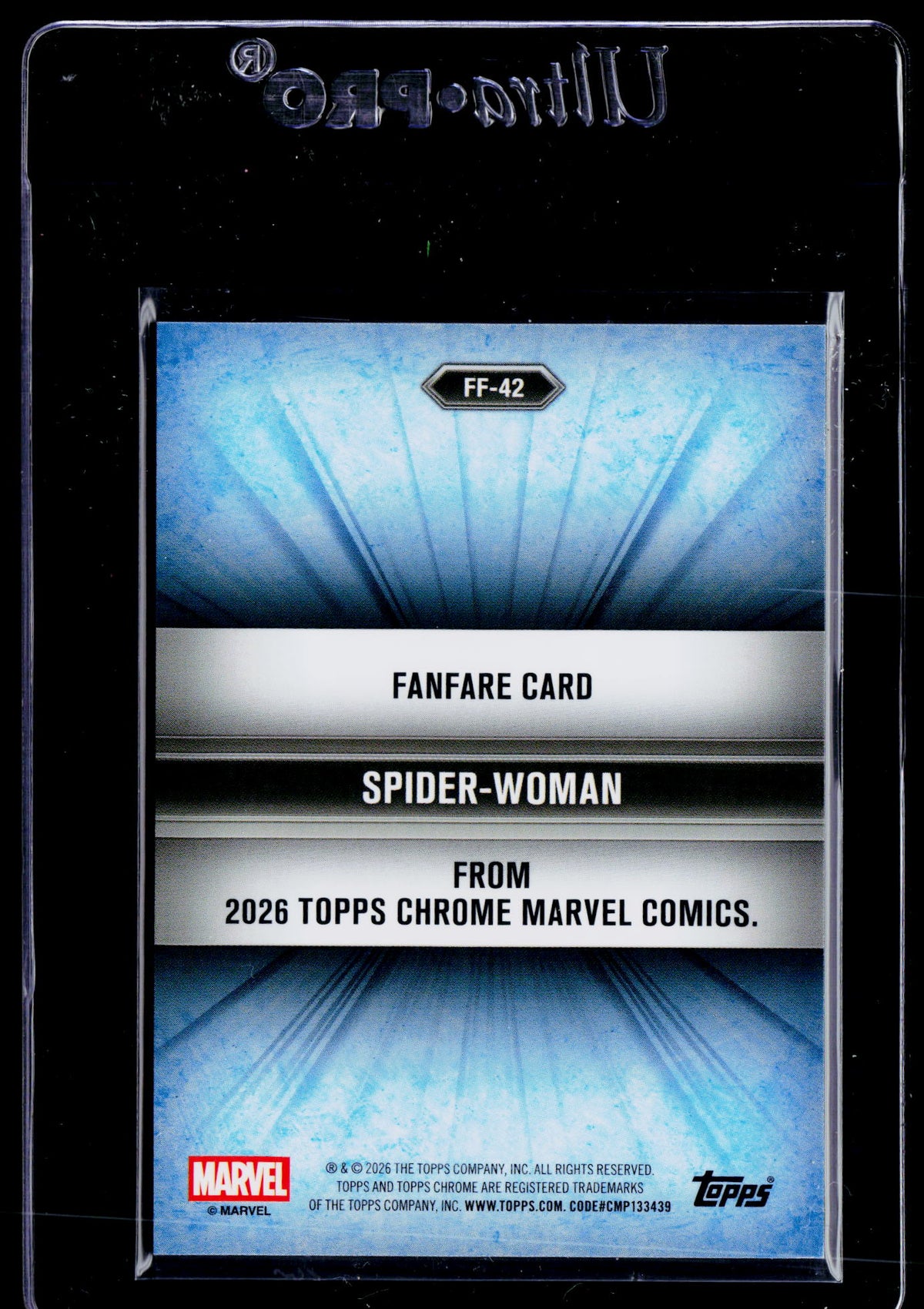2026 Topps Chrome Marvel Comics #FF-42 Spider-Woman Fanfare