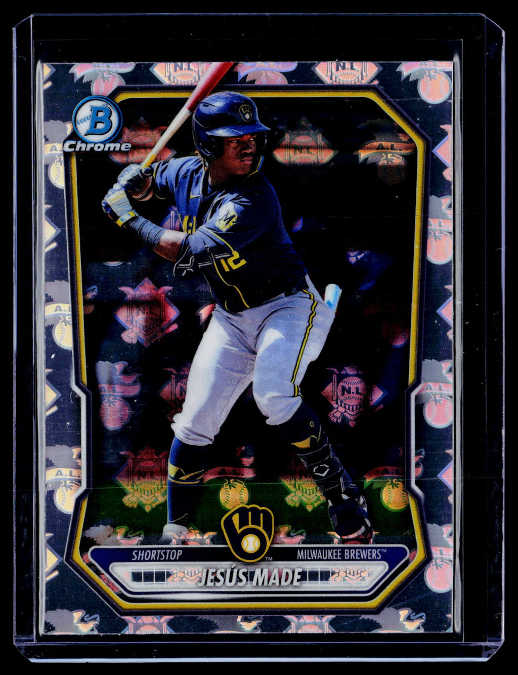 2026 Bowman Chrome #BCP-244 Jesús Made AL/NL Logofractor